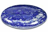 Polished Lapis Lazuli Palm Stone - Pakistan #362555-1